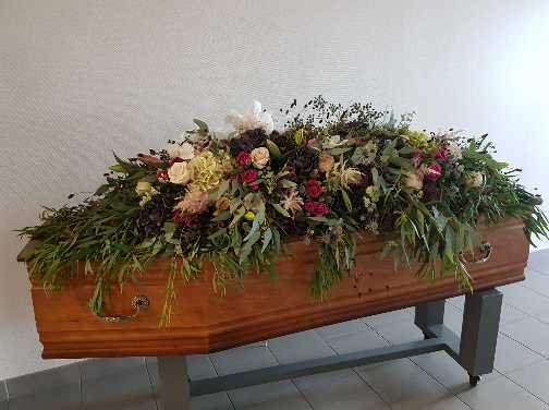 dessus de cerceuil, sépulture, obseque, livraison eglise, crematorium
